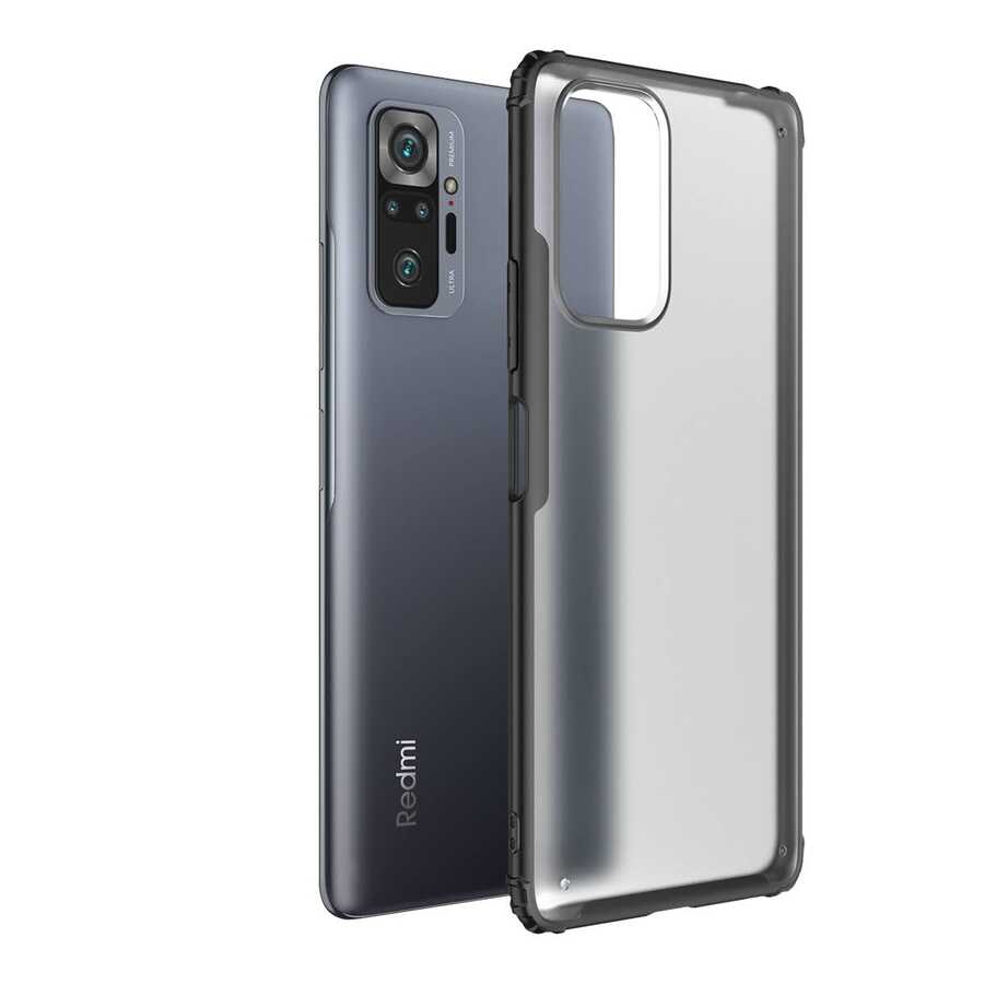 Xiaomi Redmi Note 10 Pro Kılıf Zore Volks Kılıf - Siyah