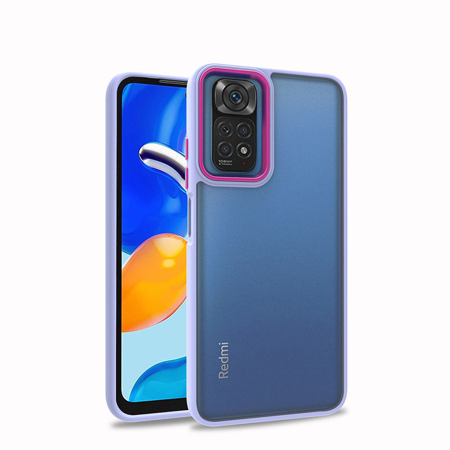 Xiaomi Redmi Note 11 Pro 5G Kılıf Zore Flora Kılıf - Lila