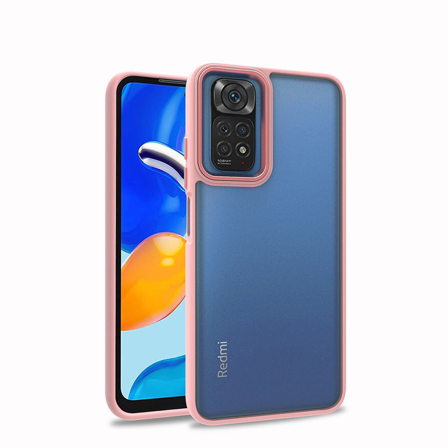 Xiaomi Redmi Note 11 Pro 5G Kılıf Zore Flora Kılıf - Rose Gold