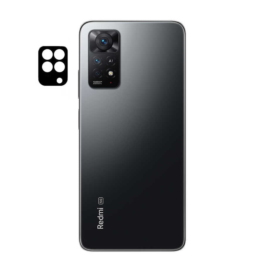 Xiaomi Redmi Note 11 Pro 5G Zore 3D Kamera Camı - Siyah