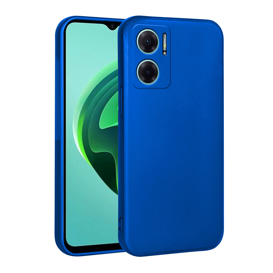 Xiaomi Redmi Note 11E Kılıf Zore Premier Silikon Kılıf - Saks Mavi