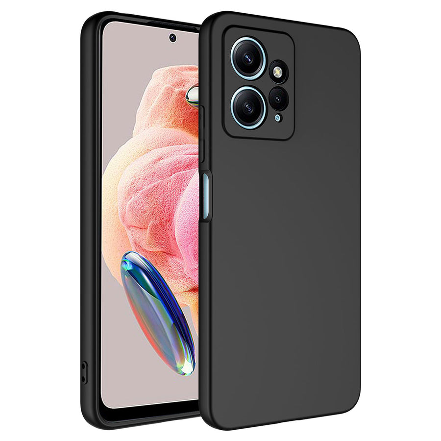 Xiaomi Redmi Note 12 4G Kılıf Zore Mara Lansman Kılıf - Siyah