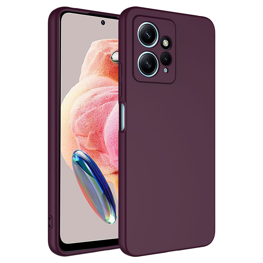 Xiaomi Redmi Note 12 4G Kılıf Zore Mara Lansman Kılıf - Koyu Mor