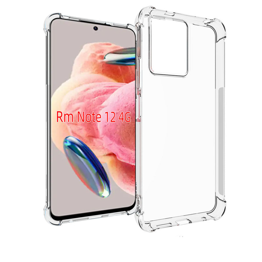 Xiaomi Redmi Note 12 4G Kılıf Zore Nitro Anti Shock Silikon - Renksiz