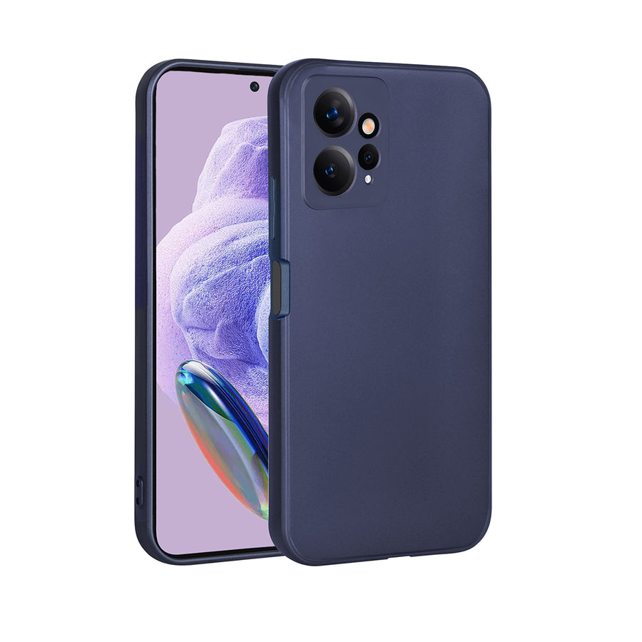 Xiaomi Redmi Note 12 4G Kılıf Zore Premier Silikon Kılıf - Lacivert