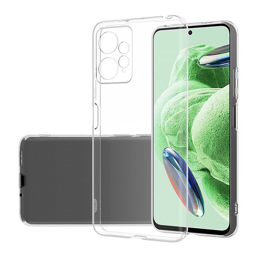 Xiaomi Redmi Note 12 4G Kılıf Zore Süper Silikon Kılıf - Renksiz