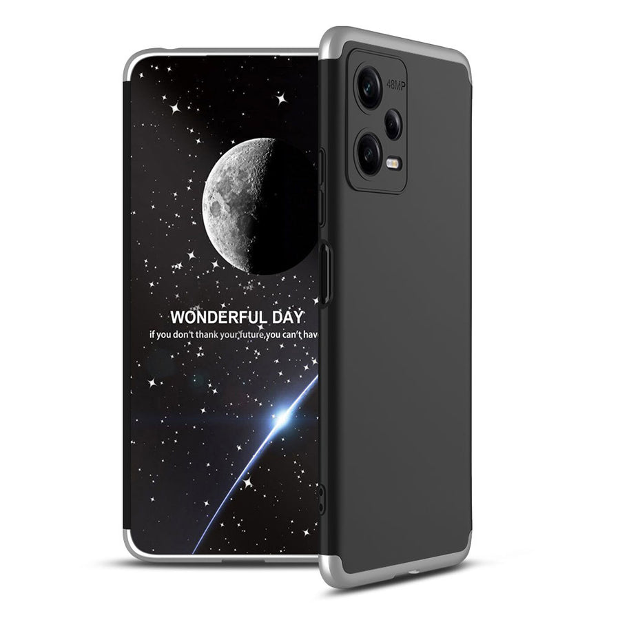 Xiaomi Redmi Note 12 5G Kılıf Zore Ays Kılıf - Siyah-Gri