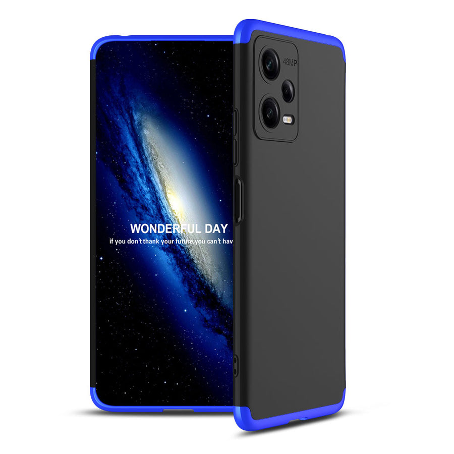 Xiaomi Redmi Note 12 5G Kılıf Zore Ays Kılıf - Siyah-Mavi