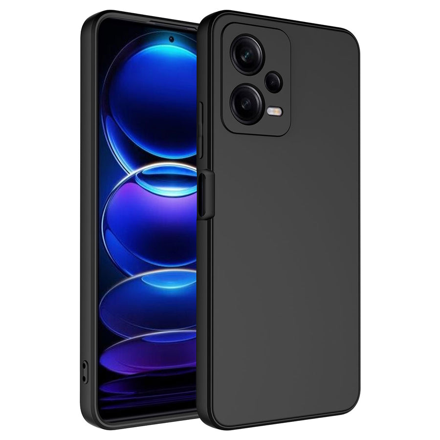 Xiaomi Redmi Note 12 5G Kılıf Zore Mara Lansman Kılıf - Siyah