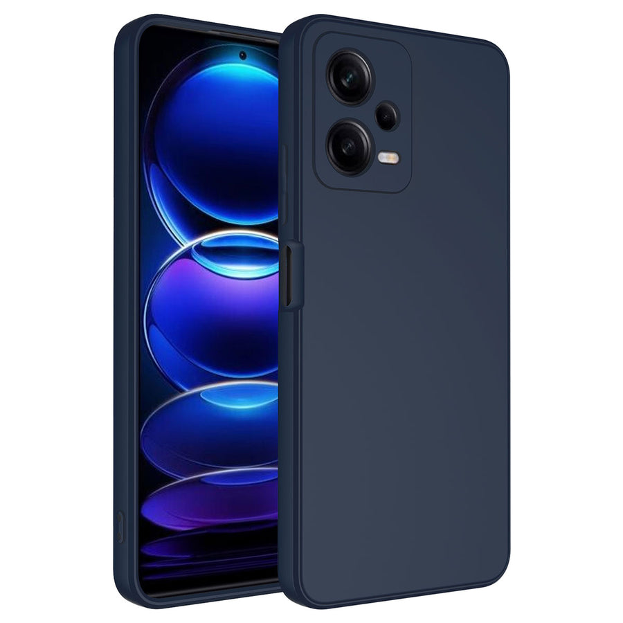 Xiaomi Redmi Note 12 5G Kılıf Zore Mara Lansman Kılıf - Lacivert