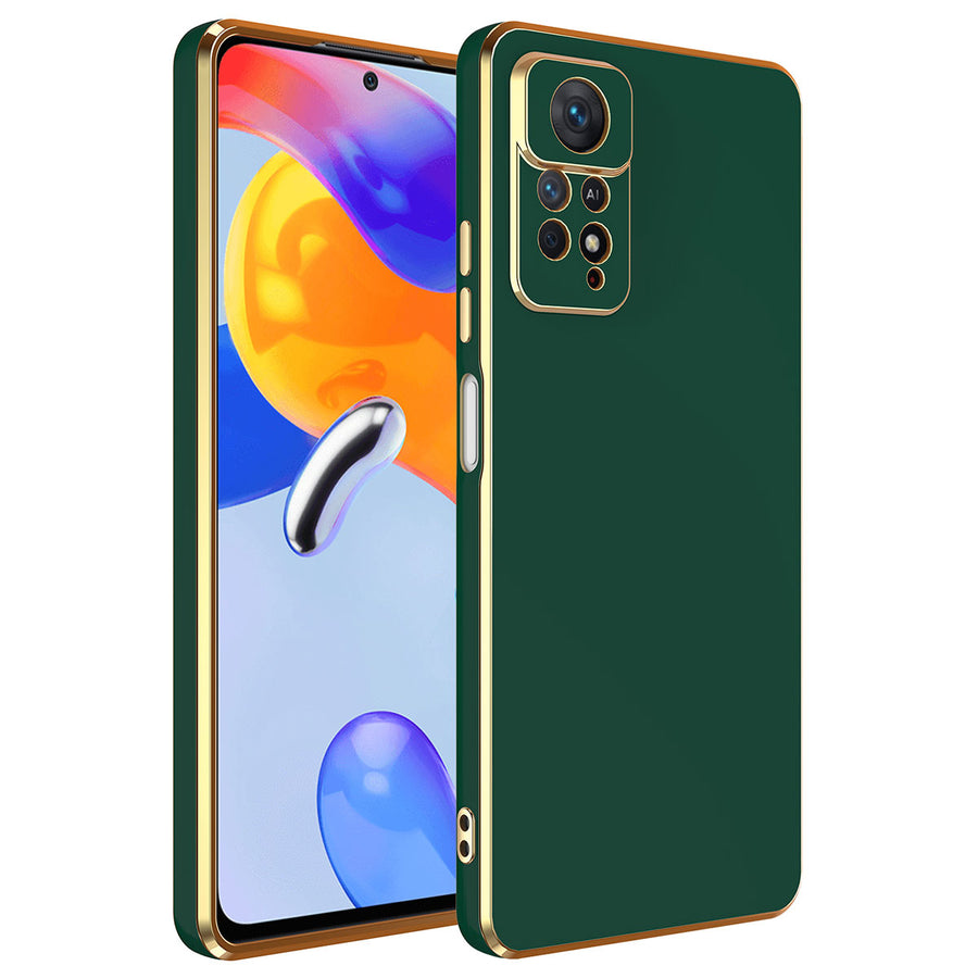 Xiaomi Redmi Note 12 Pro 4G Kılıf Zore Bark Kılıf - Koyu Yeşil