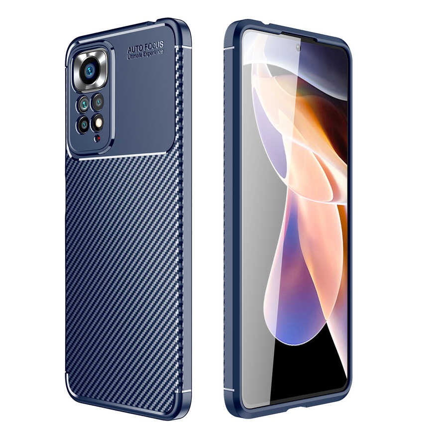Xiaomi Redmi Note 12 Pro 4G Kılıf Zore Negro Silikon Kılıf - Lacivert