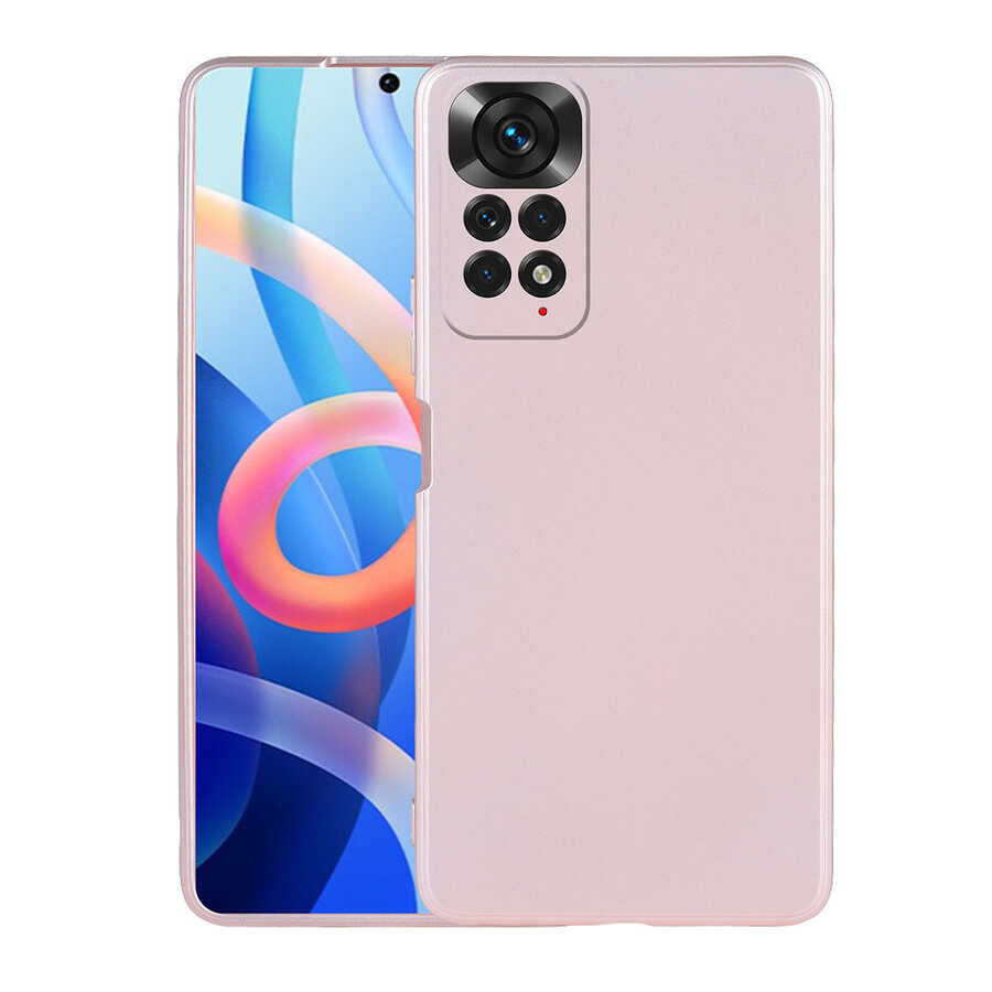 Xiaomi Redmi Note 12 Pro 4G Kılıf Zore Premier Silikon Kılıf - Rose Gold