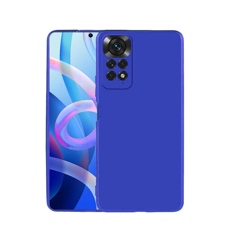 Xiaomi Redmi Note 12 Pro 4G Kılıf Zore Premier Silikon Kılıf - Saks Mavi