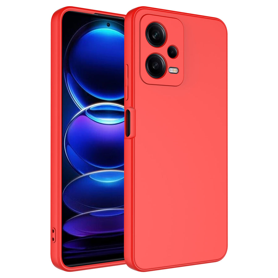 Xiaomi Redmi Note 12 Pro 5G Kılıf Zore Mara Lansman Kılıf - Kırmızı