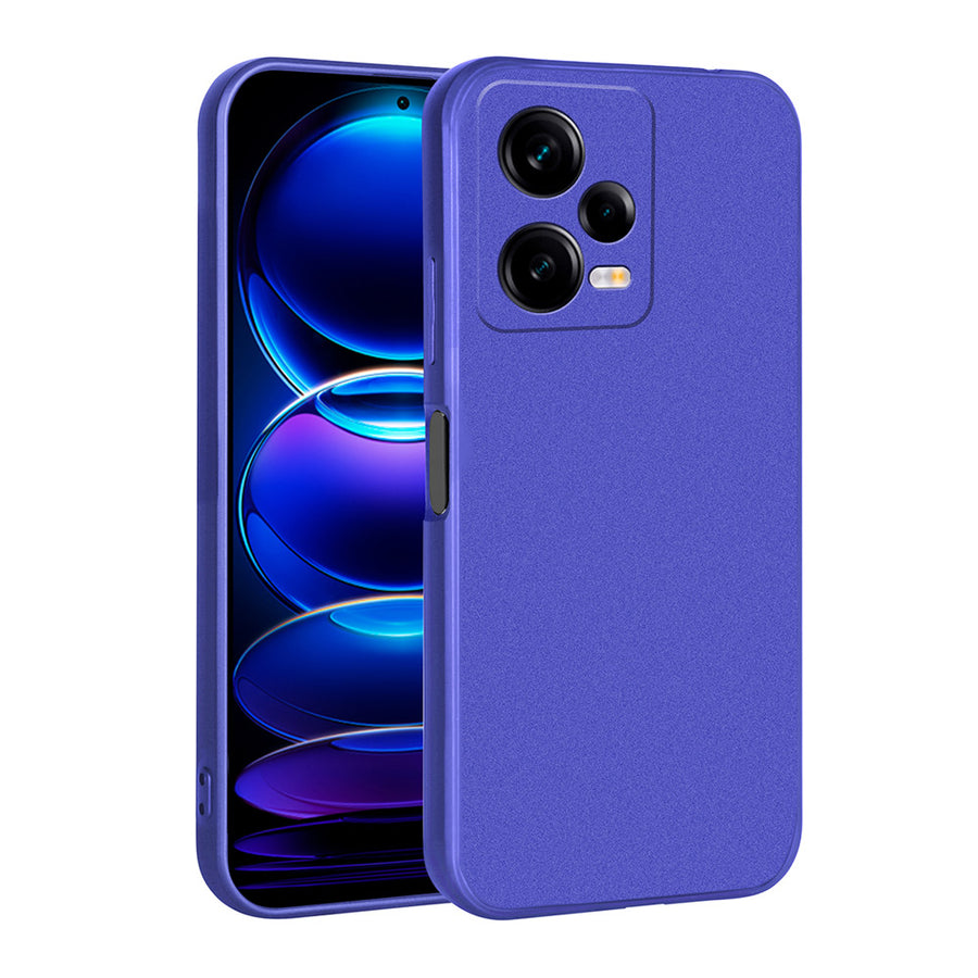 Xiaomi Redmi Note 12 Pro 5G Kılıf Zore Premier Silikon Kılıf - Saks Mavi