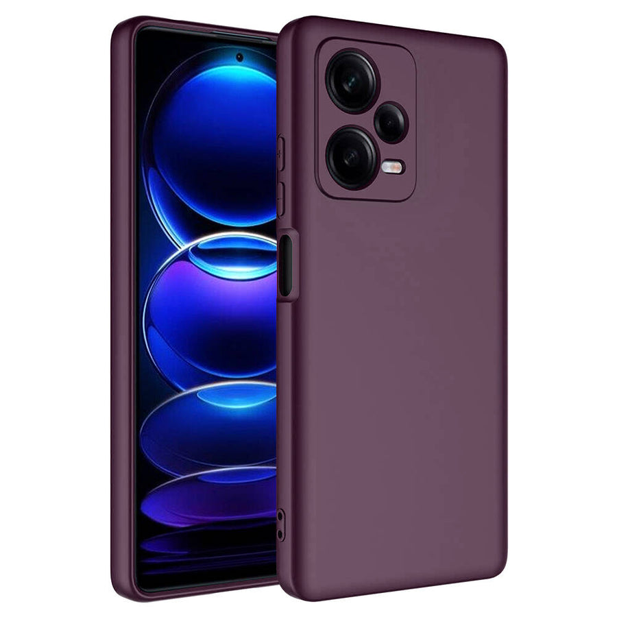 Xiaomi Redmi Note 12 Pro Plus 5G Kılıf Zore Mara Lansman Kılıf - Koyu Mor