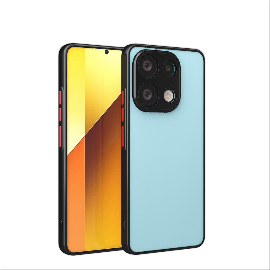 Xiaomi Redmi Note 13 4G Kılıf Zore Hux Kılıf - Siyah