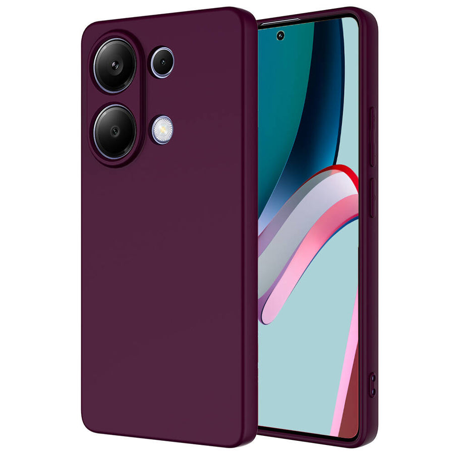 Xiaomi Redmi Note 13 4G Kılıf Zore Mara Lansman Kılıf - Koyu Mor