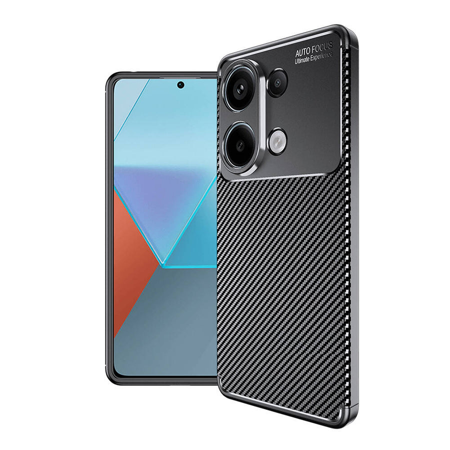 Xiaomi Redmi Note 13 4G Kılıf Zore Negro Silikon Kılıf - Siyah