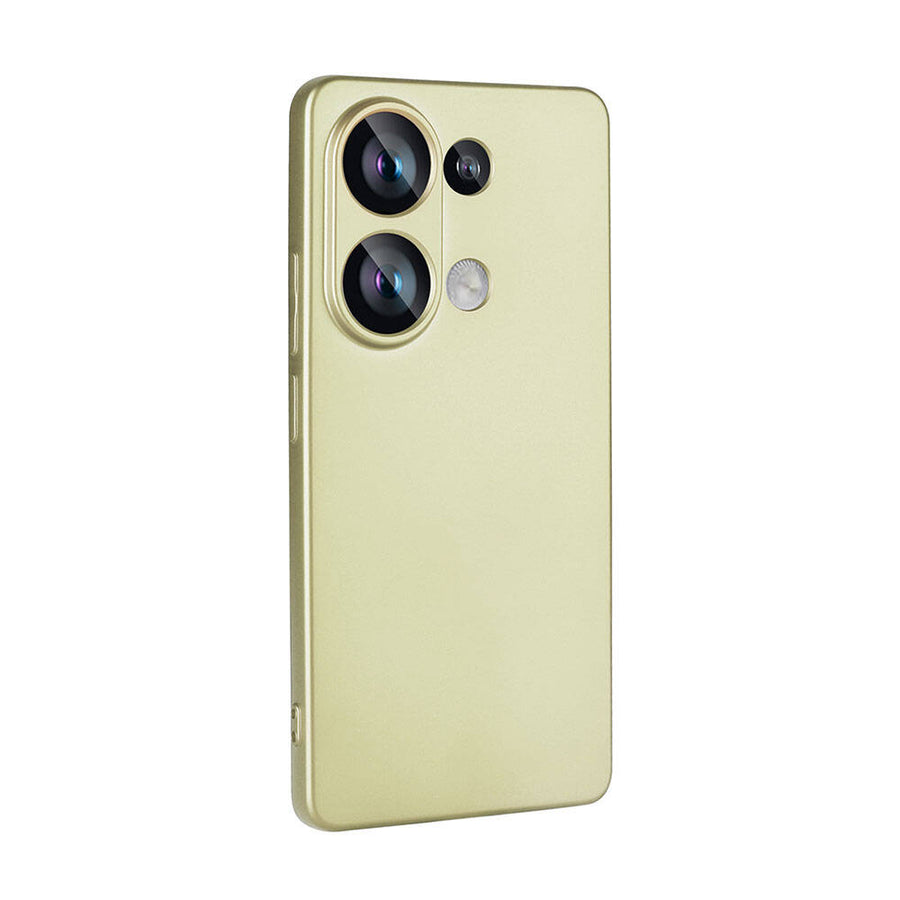Xiaomi Redmi Note 13 4G Kılıf Zore Premier Silikon Kılıf - Gold
