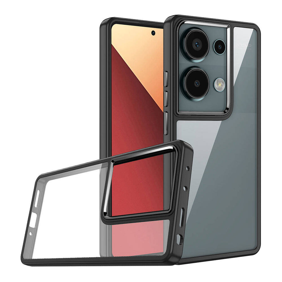 Xiaomi Redmi Note 13 Pro 4G Kılıf Zore Flora Kılıf - Siyah