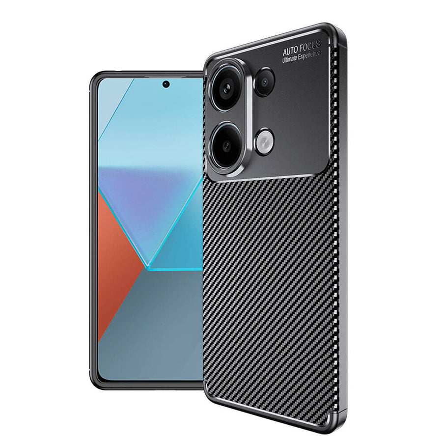 Xiaomi Redmi Note 13 Pro 4G Kılıf Zore Negro Silikon Kılıf - Siyah