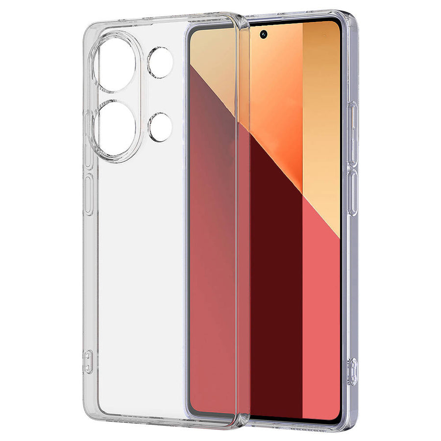 Xiaomi Redmi Note 13 Pro 4G Kılıf Zore Süper Silikon Kılıf - Renksiz