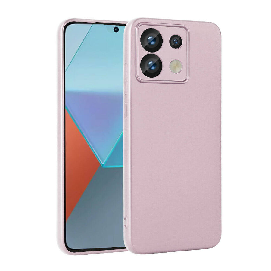 Xiaomi Redmi Note 13 Pro 5G Kılıf Zore Premier Silikon Kılıf - Rose Gold