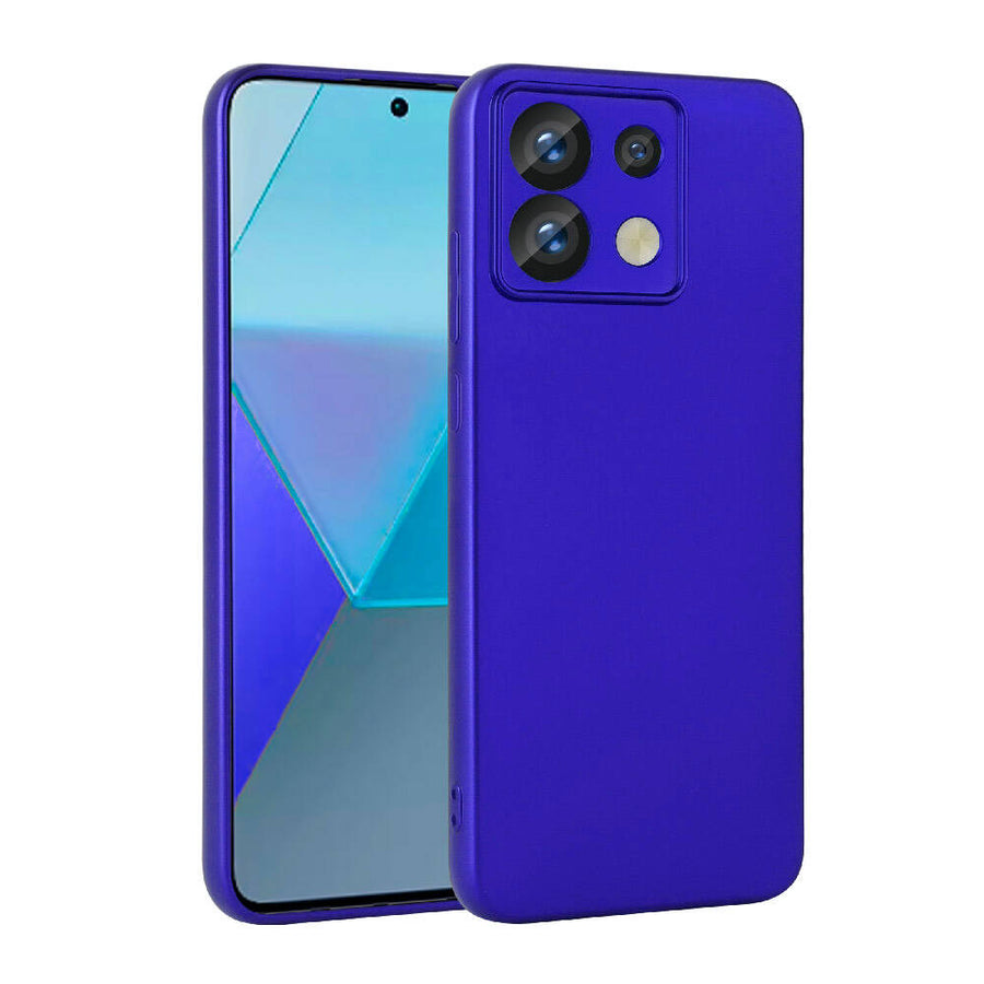 Xiaomi Redmi Note 13 Pro 5G Kılıf Zore Premier Silikon Kılıf - Saks Mavi