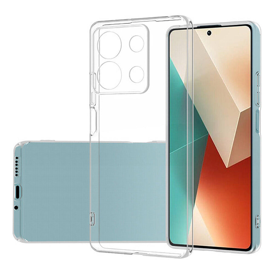 Xiaomi Redmi Note 13 Pro 5G Kılıf Zore Süper Silikon Kılıf - Renksiz