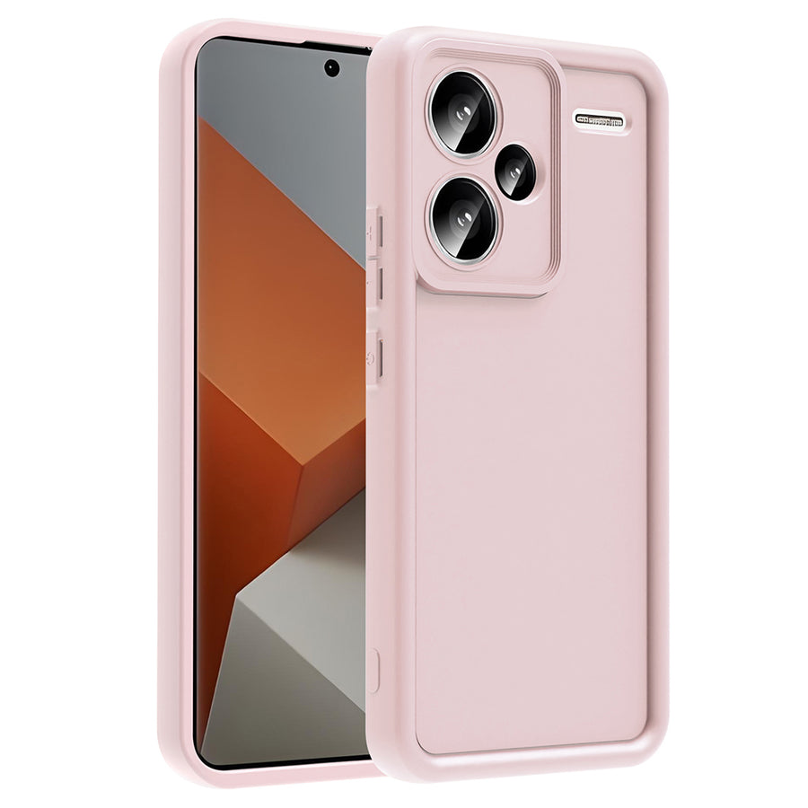 Xiaomi Redmi Note 13 Pro Plus Kılıf Kamera Korumalı Zore Ananas Kılıf - Pembe