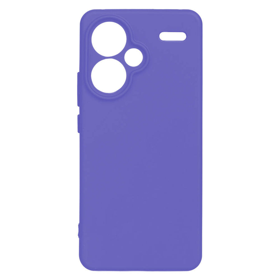Xiaomi Redmi Note 13 Pro Plus 5G Kılıf Zore Biye Silikon - Lila
