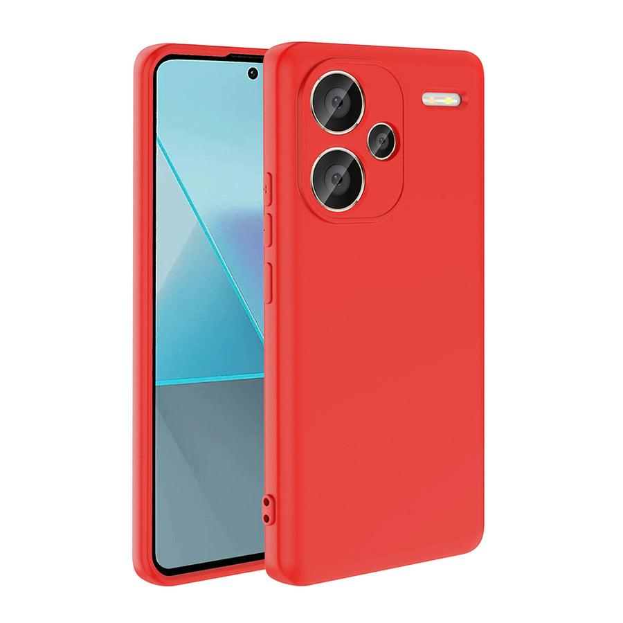 Xiaomi Redmi Note 13 Pro Plus 5G Kılıf Zore Mara Lansman Kılıf - Kırmızı