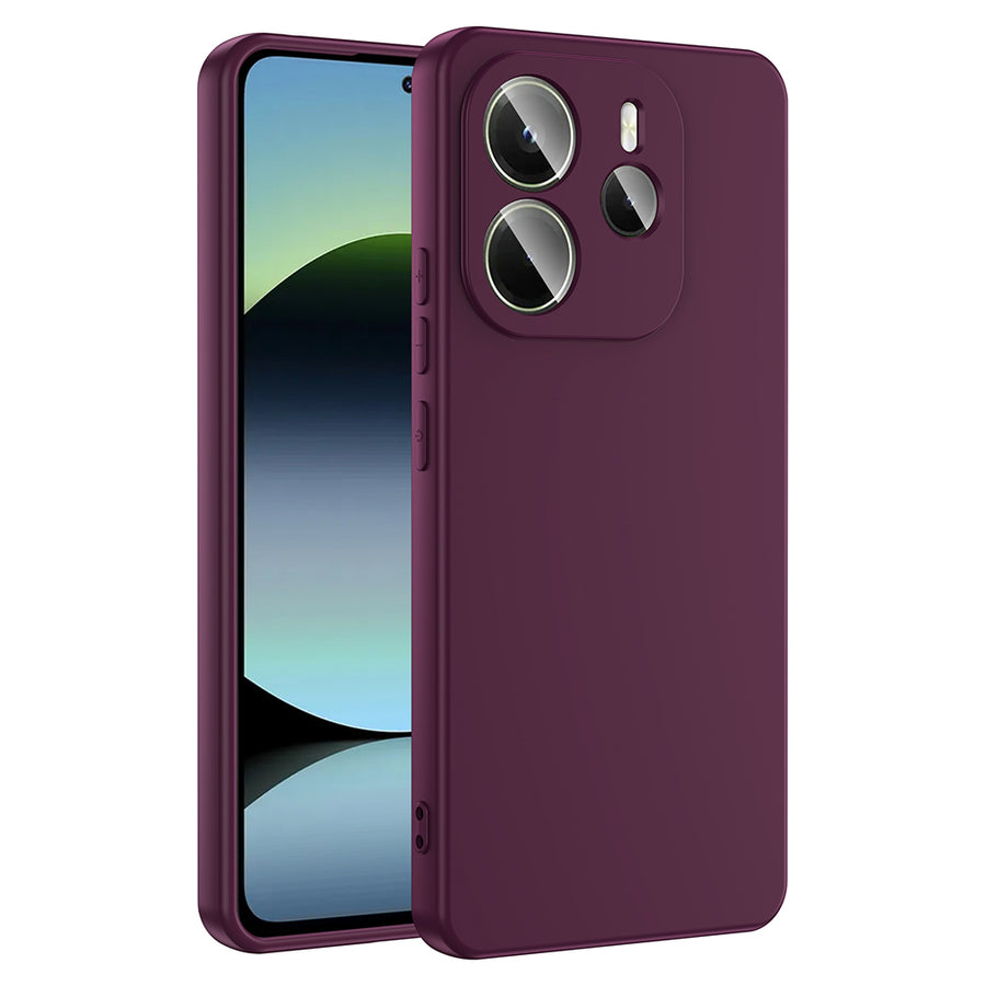Xiaomi Redmi Note 14 4G Kılıf Zore Mara Lansman Kılıf - Koyu Mor