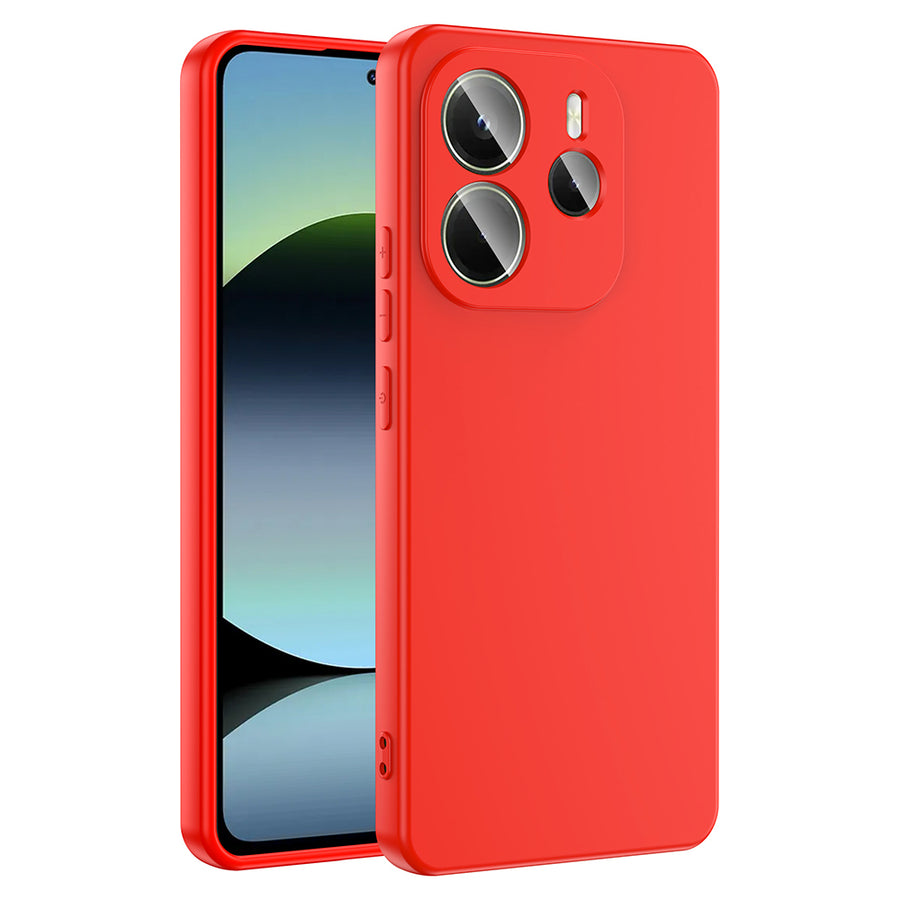 Xiaomi Redmi Note 14 4G Kılıf Zore Mara Lansman Kılıf - Kırmızı