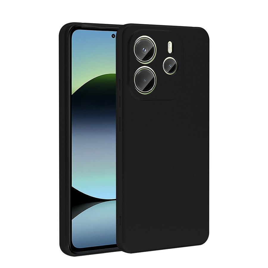 Xiaomi Redmi Note 14 4G Kılıf Zore Premier Silikon Kılıf - Siyah