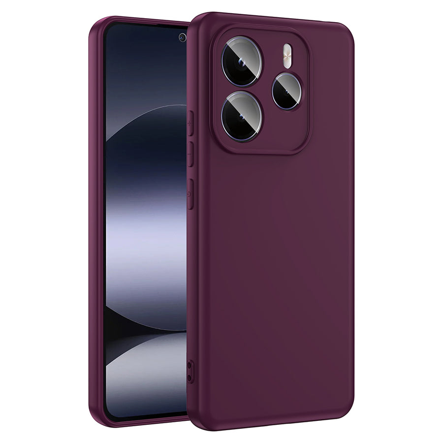 Xiaomi Redmi Note 14 5G Kılıf Zore Mara Lansman Kılıf - Koyu Mor