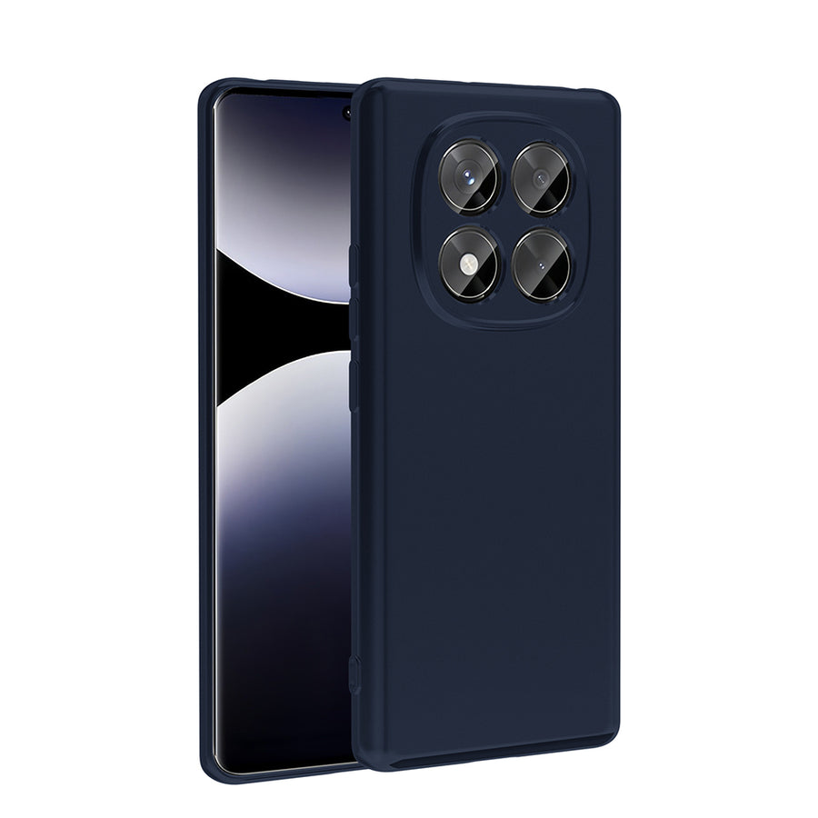 Xiaomi Redmi Note 14 Pro 4G Kılıf Zore Premier Silikon Kılıf - Lacivert