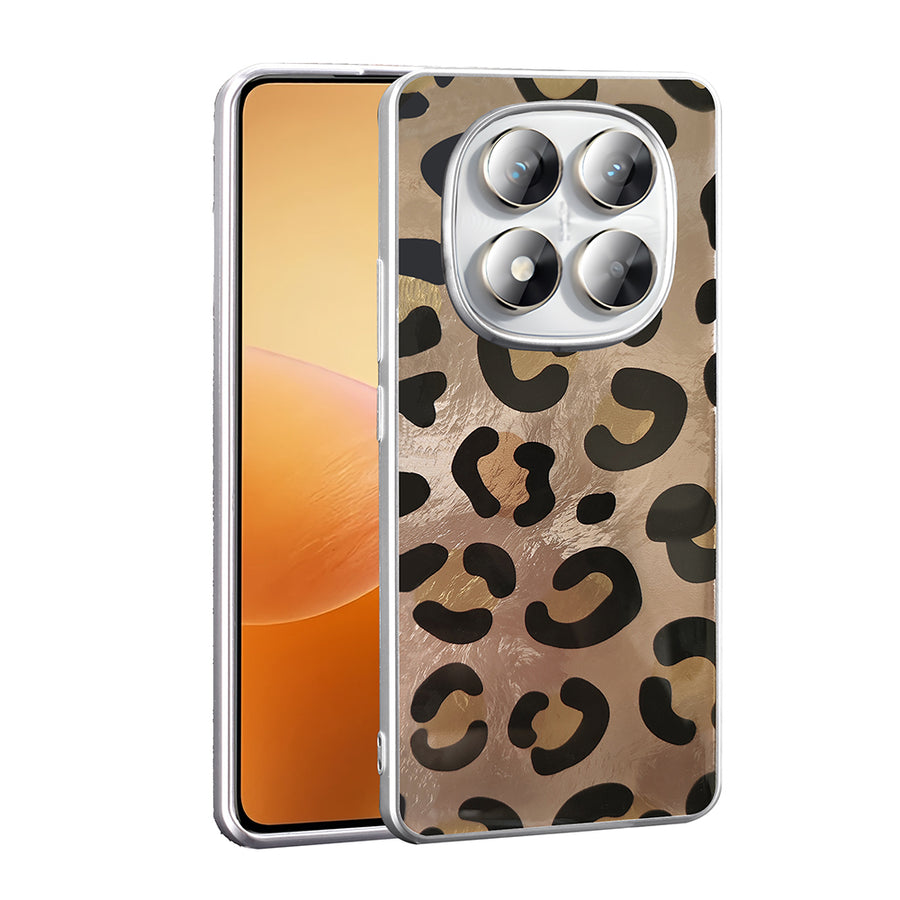 Xiaomi Redmi Note 14 Pro Plus Kılıf Desenli Zore Mep Kılıf - Gold Leopar
