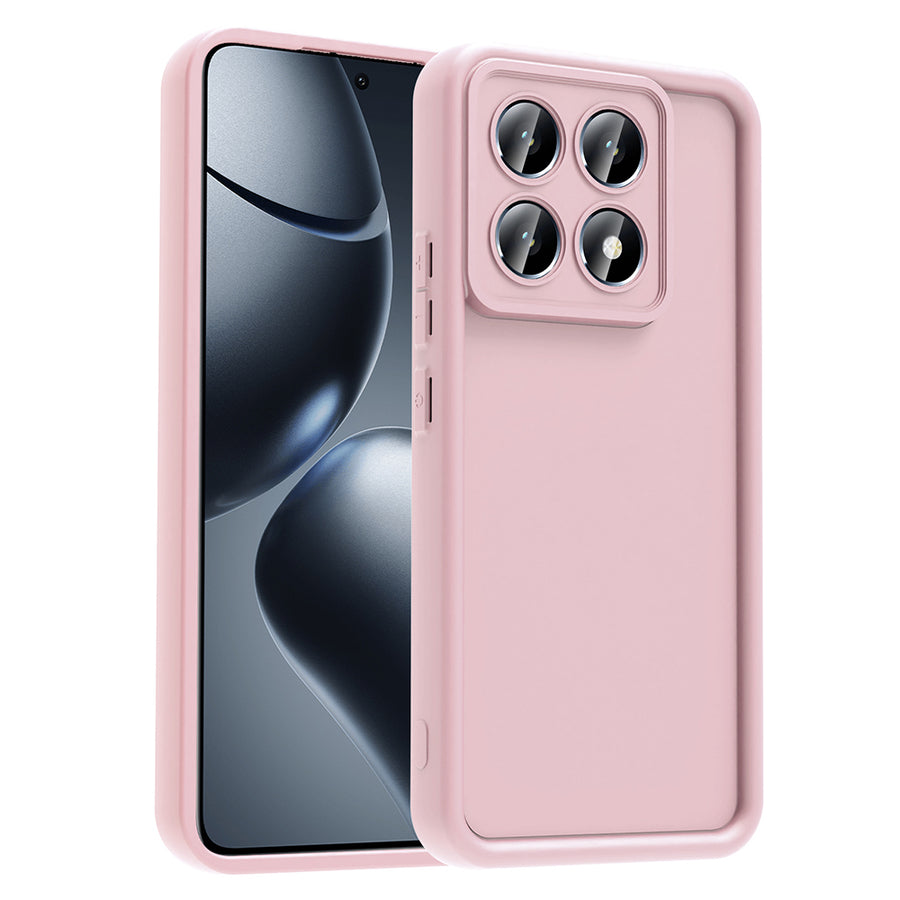 Xiaomi Redmi Note 14 Pro Plus Kılıf Kamera Korumalı Zore Ananas Kılıf - Pembe