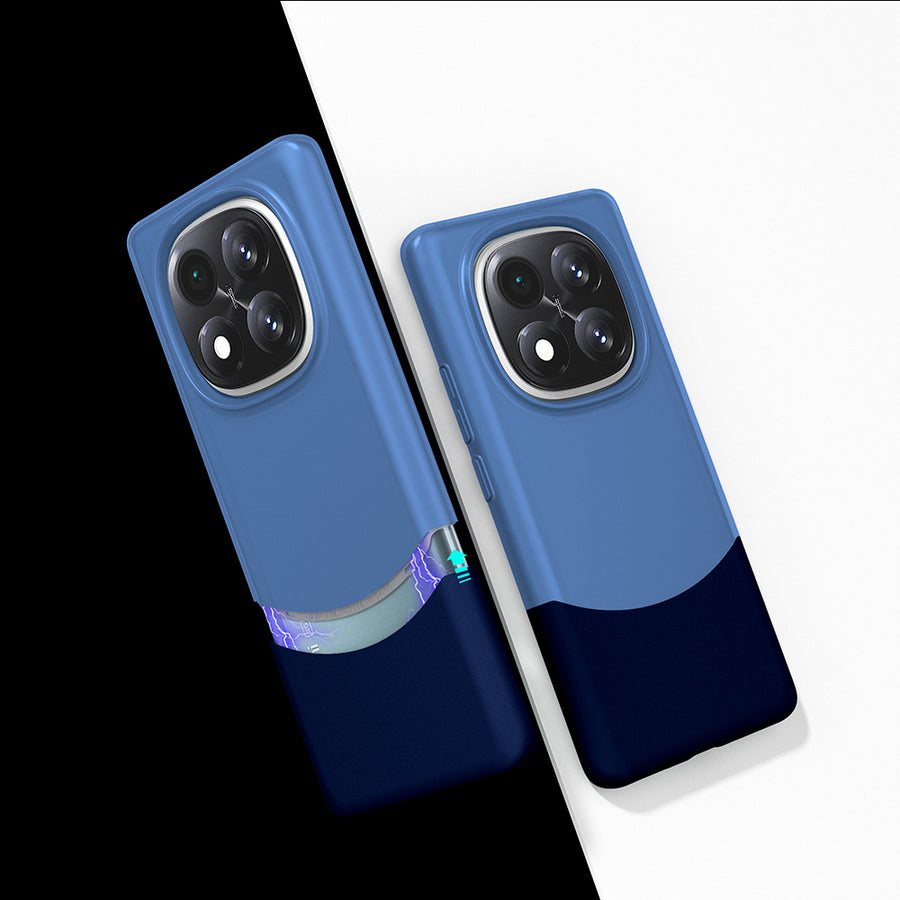 Xiaomi Redmi Note 14 Pro Plus Kılıf Mıknatıslı Zore Duble Kılıf - Lacivert