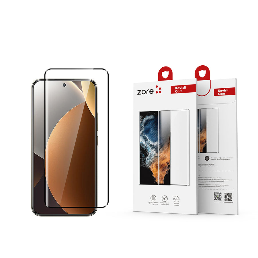 Xiaomi Redmi Note 15 Pro Plus Zore Full Yapışkanlı Cam Ekran Koruyucu - Şeffaf