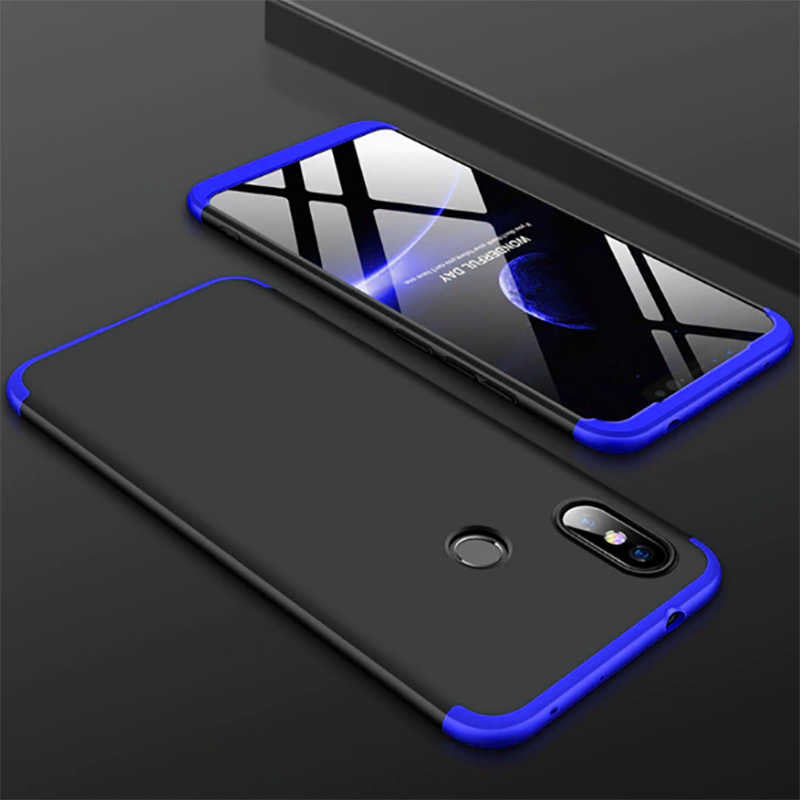 Xiaomi Redmi Note 7 Kılıf Zore Ays Kılıf - Siyah-Mavi