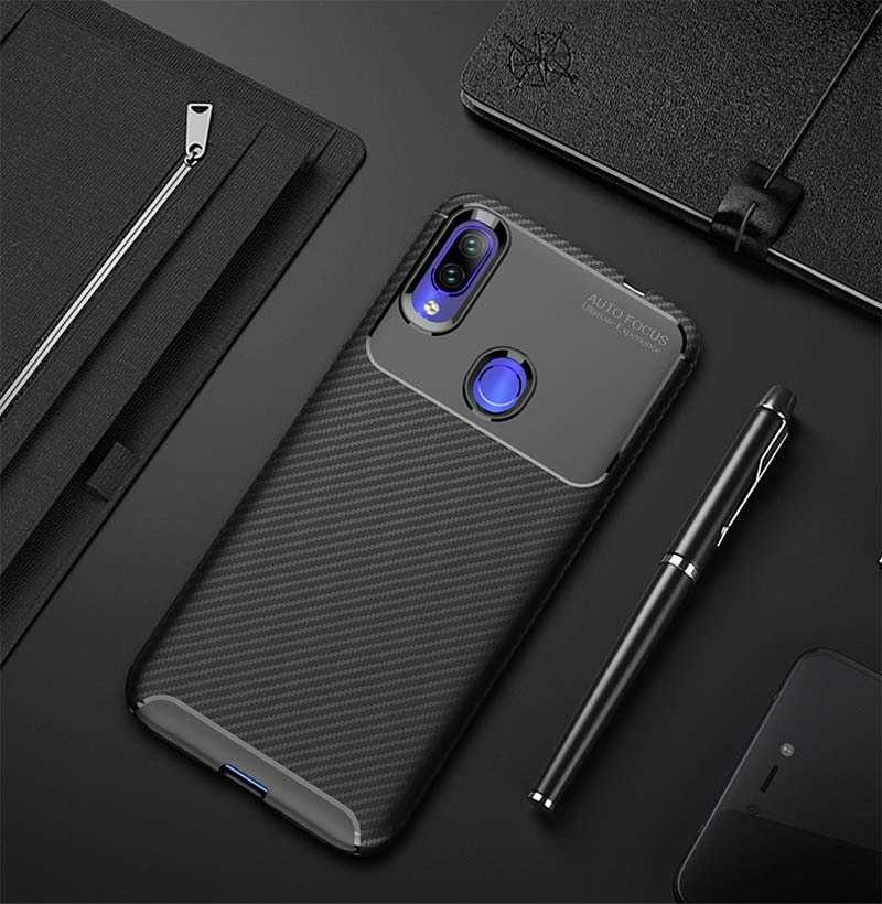 Xiaomi Redmi Note 7 Kılıf Zore Negro Silikon Kılıf - Siyah