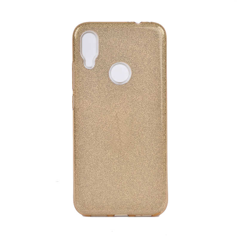 Xiaomi Redmi Note 7 Kılıf Zore Shining Silikon - Gold