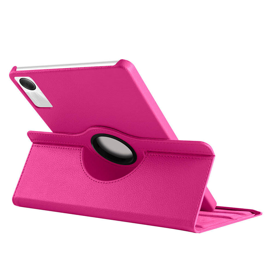 Xiaomi Redmi Pad SE Zore Dönebilen Standlı Kılıf - Pembe Koyu