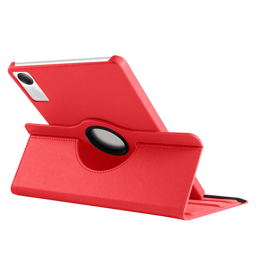 Xiaomi Redmi Pad SE Zore Dönebilen Standlı Kılıf - Kırmızı