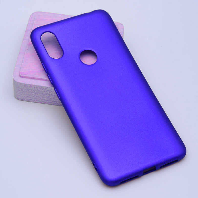 Xiaomi Redmi S2 Kılıf Zore Premier Silikon Kılıf - Saks Mavi
