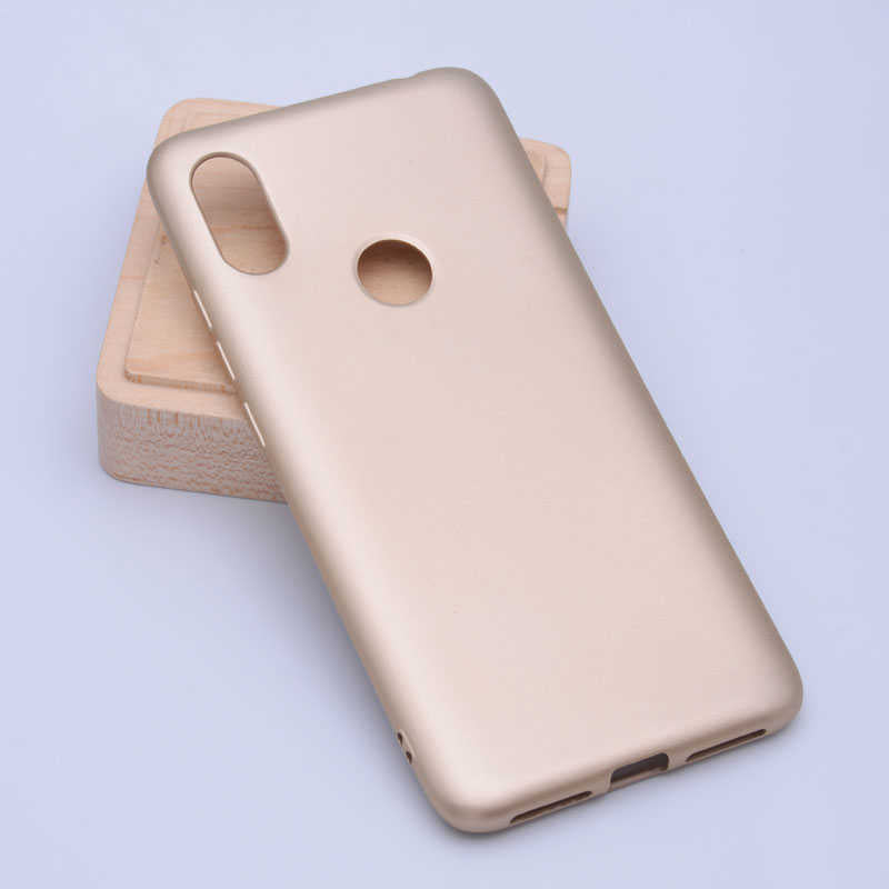 Xiaomi Redmi S2 Kılıf Zore Premier Silikon Kılıf - Gold
